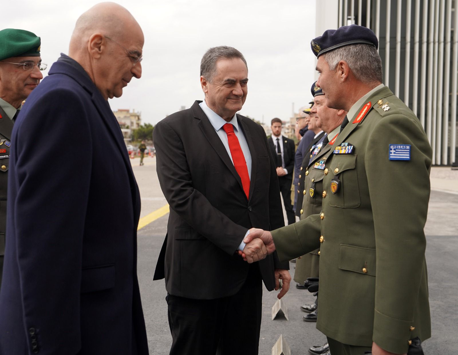 以色列国防部长与希腊国防部长会晤，推进以色列、希腊、塞浦路斯和美国之间的四方安全对话，以色列、希腊和 ...